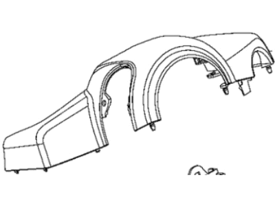 Ram 6SB95LXHAA SHROUD Steering Column Upper