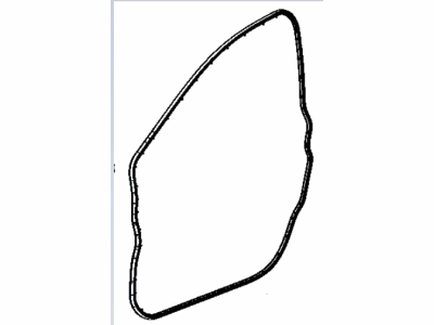 Dodge 68082803AC WEATHERSTRIP Front Door Door Mounted