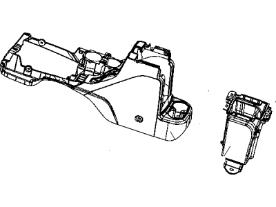 Jeep 6CY273T9AA BASE Floor Console