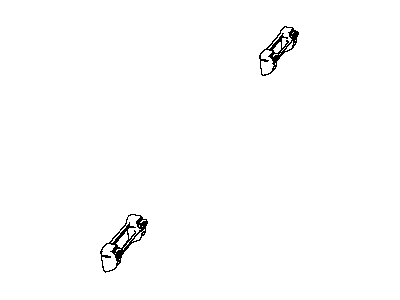 Jeep 5108111AB RETAINER Grab Handle Includes 2 Clips and 2 Screws