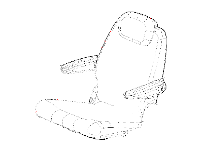 68027740AA Mopar Foam Seat Cushion Illustration 1 of 1