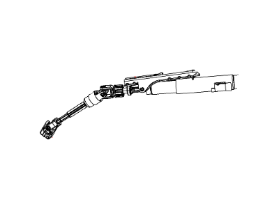 Dodge 5057642AD COLUMN Steering