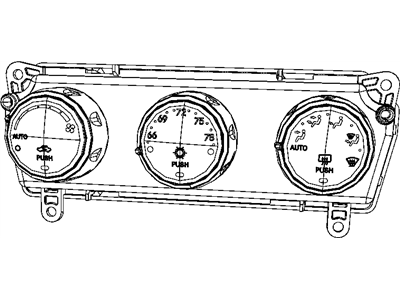 Jeep 55111955AB CONTROL A/C And Heater with Air Conditioning