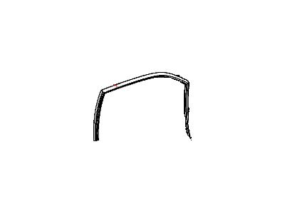 Mopar 68039966AD Running Front Door Glass