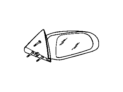 Mopar 55077623AC Mirror Outside Rearview