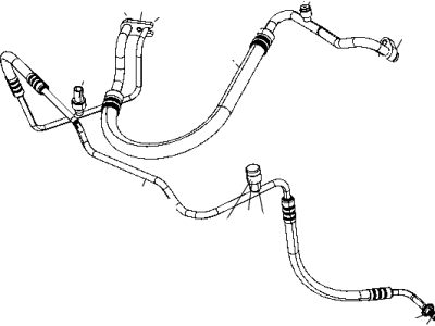 Jeep Liberty A/C Hose - 68093296AB