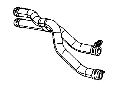 5058527AD Mopar Hose Heater Supply And Return Illustration 1 of 1