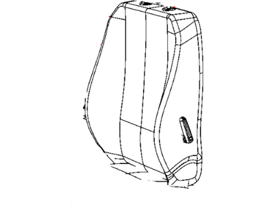 Mopar 5MJ95BD1AA Cover Front Seat Back Mopar 5MJ95BD1AA Cover Front Seat Back