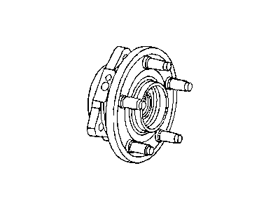 Jeep 52124767AD HUB AND BEARING Brake Front
