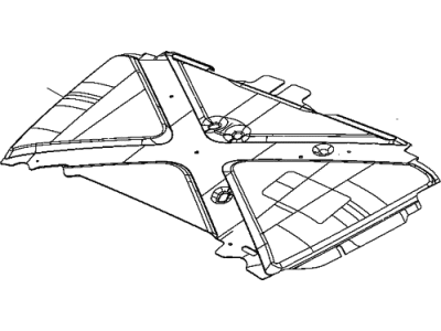 Jeep 68154307AD PAD Hood Silencer