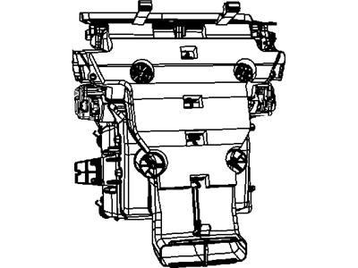 Dodge 68079501AA HOUSING Distribution Includes: Doors, Levers, Links, Adapters, Actuators, Insulating Pad, Seals