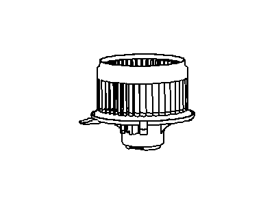 Dodge 68079477AA MOTOR Blower with Wheel