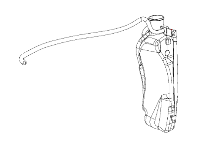 Mopar 68091500AD Bottle Coolant Recovery Mopar 68091500AD Bottle Coolant Recovery