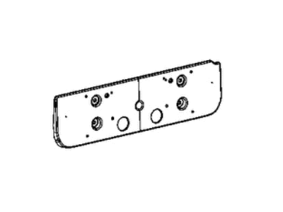 Jeep 6VL03RXFAA BRACKET License Plate