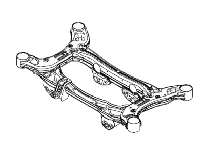 Jeep 68272927AA CROSSMEMBER Rear Suspension