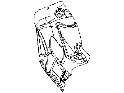 Jeep 68069893AF SHIELD Toe Pan