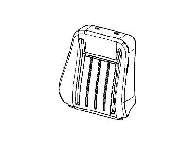 Dodge 1ET851DVAA COVER Front Seat Back