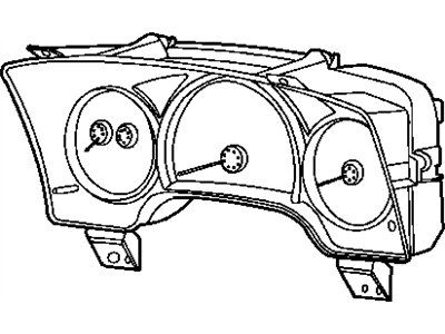 68039987AB Mopar Cluster Instrument Panel Illustration 1 of 1