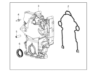 Ram 68273788AD COVER Timing Case