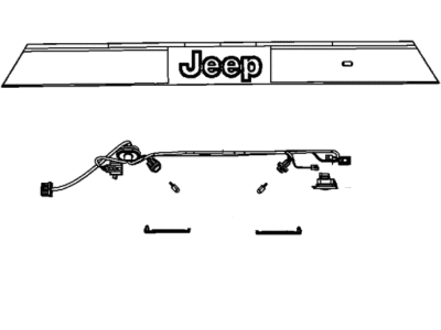 Mopar 1ZV26CDMAA Handle Liftgate 1ZV26CDMAA Mopar Handle Liftgate Illustration 1 of 1