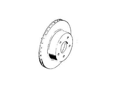 Mopar V5015965AB Rotor, Front Brake Mopar V5015965AB Rotor, Front Brake