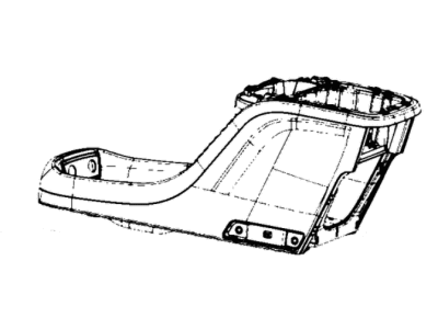5RJ941D2AH Mopar Console Floor Front Illustration 1 of 1