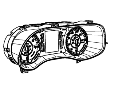 Chrysler 68310006AA CLUSTER Instrument Panel