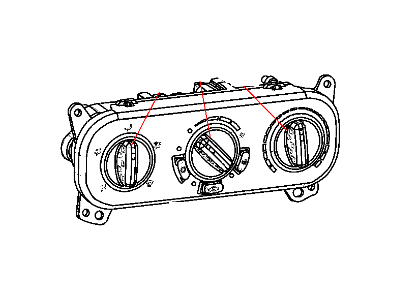 Jeep 5058307AD CONTROL A/C And Heater