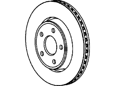 Jeep 5290731AA ROTOR Brake