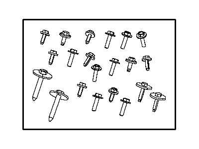 Ram 68204786AA FASTENER KIT Front End Module