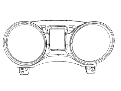 Dodge 68310781AA CLUSTER Instrument Panel