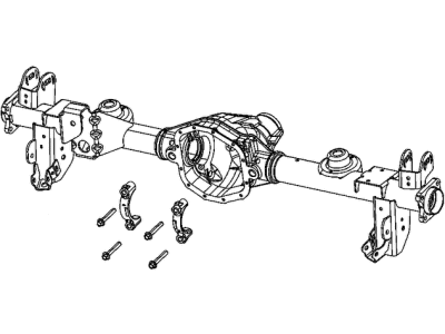 Jeep 68538455AA HOUSING Rear Axle