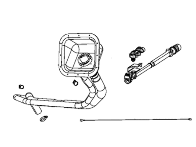 57008470AA Mopar Tube Fuel Filler Illustration 1 of 1