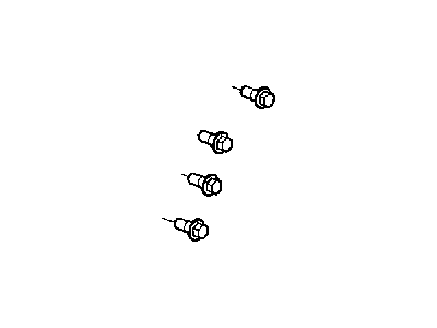 Jeep 6102408AA BOLT Hex Flange Head M12x1.75x30.00