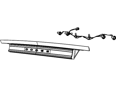 Dodge 68059854AC LAMP Tail Stop Backup