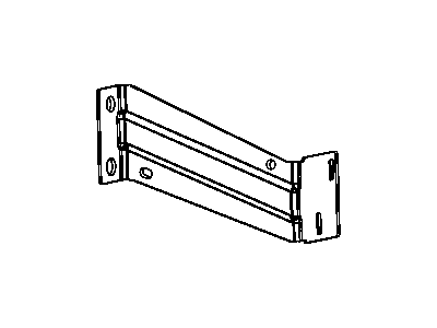 Mopar 55077275AB Bracket Bumper Face Support 55077275AB Mopar Bracket Bumper Face Support Illustration 1 of 1