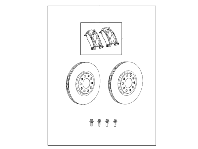 Dodge P5160016 BRAKE KIT Performance