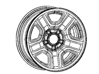 Mopar 4755582AA Wheel Steel