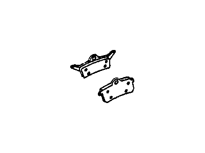 Dodge 5011762AA PAD KIT Rear Disc Brake
