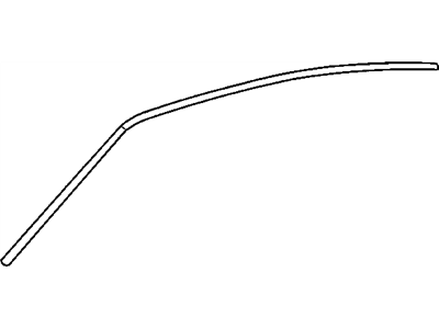 Chrysler 5096799AA RETAINER Door Glass Weatherstrip