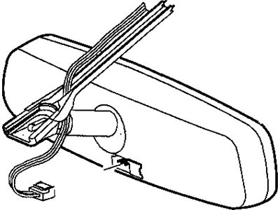 Jeep 4805332AB MIRROR Inside Rear View