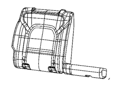 Mopar 6RF00BD3AC Cover Rear Seat Back Right