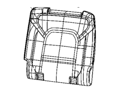 Mopar 6RF01BD3AC Cover Rear Seat Back Left Mopar 6RF01BD3AC Cover Rear Seat Back Left