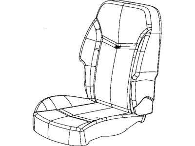 Chrysler 5RB79DX9AA COVER Front Seat Cushion
