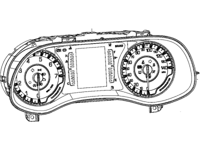 Chrysler 68259059AB CLUSTER Instrument Panel