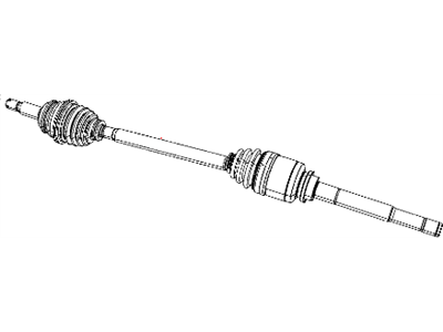 Jeep 5085250AC SHAFT Axle Half