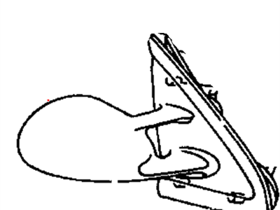 1999 Chrysler Sebring Car Mirror - 4724247AB