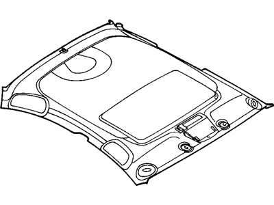 Mopar TJ09TL2AA Panel Headliner Mopar TJ09TL2AA Panel Headliner