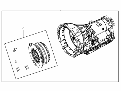 Dodge R8283001AA TRANSMISSION With Torque Converter