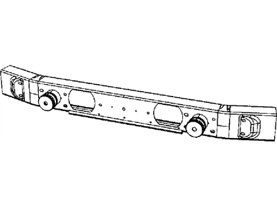 Jeep 68003322AA BEAM Front Bumper
